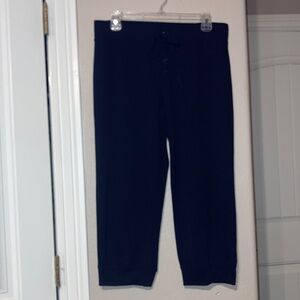 Ambrielle soft touch pajama crop jogger S - black